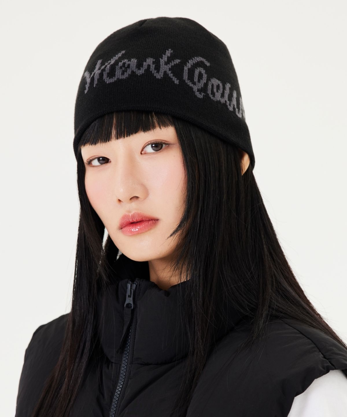 마크곤잘레스(MARK GONZALES) MG JACQUARD SKULLCAP BEANIE - BLACK