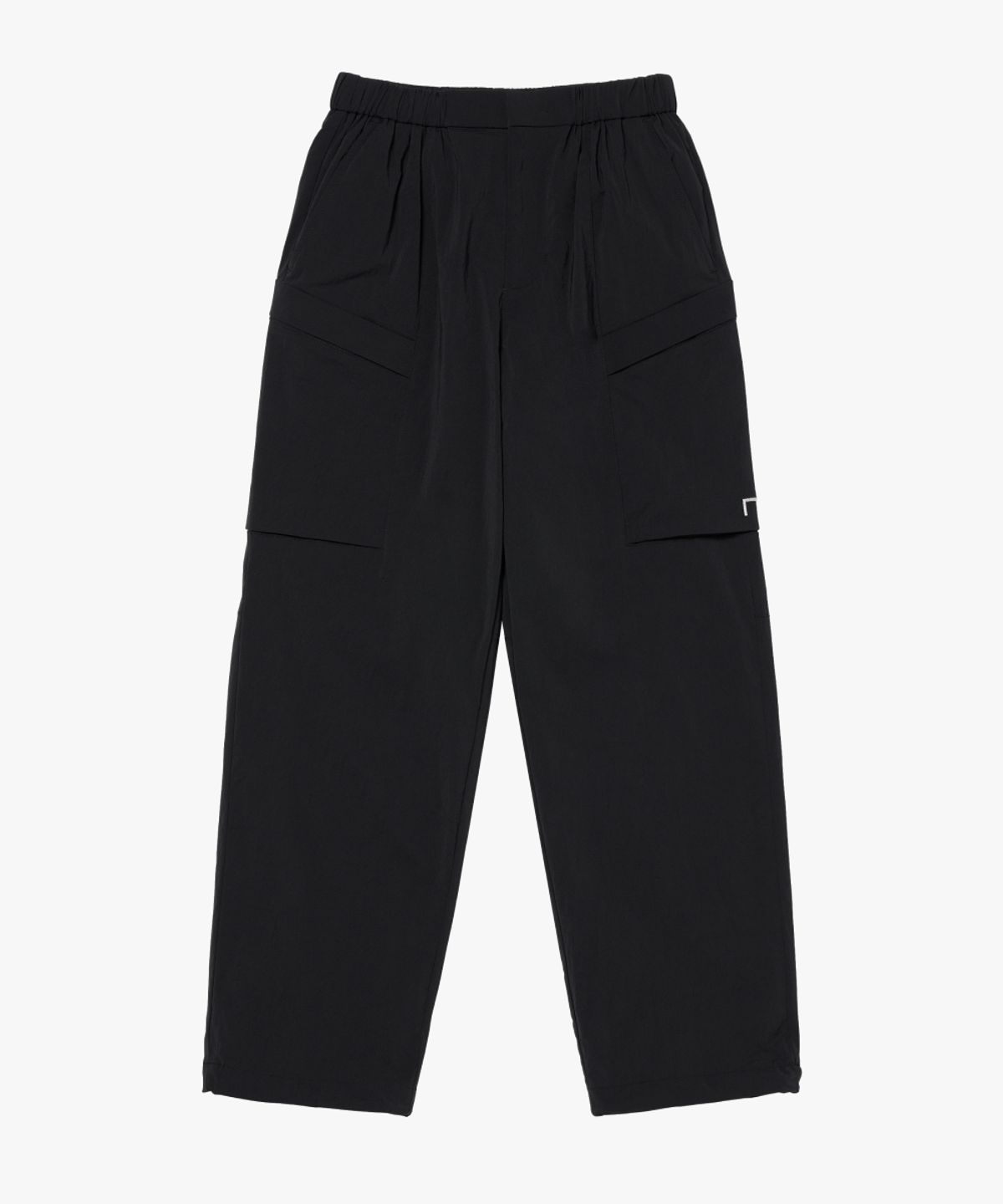 골스튜디오(GOALSTUDIO) BRUSH LINED STRETCH CARGO PANTS-BLACK