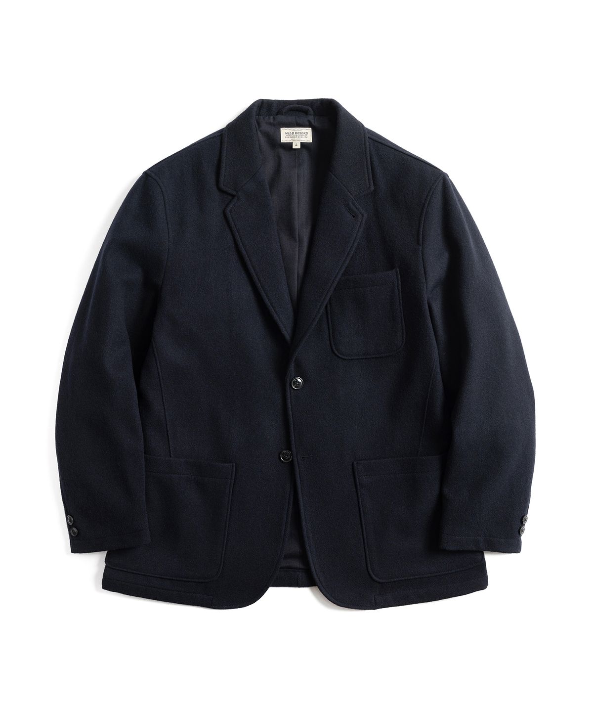 와일드 브릭스(WILD BRICKS) ANP WOOL LIBRARY BLAZER (navy)