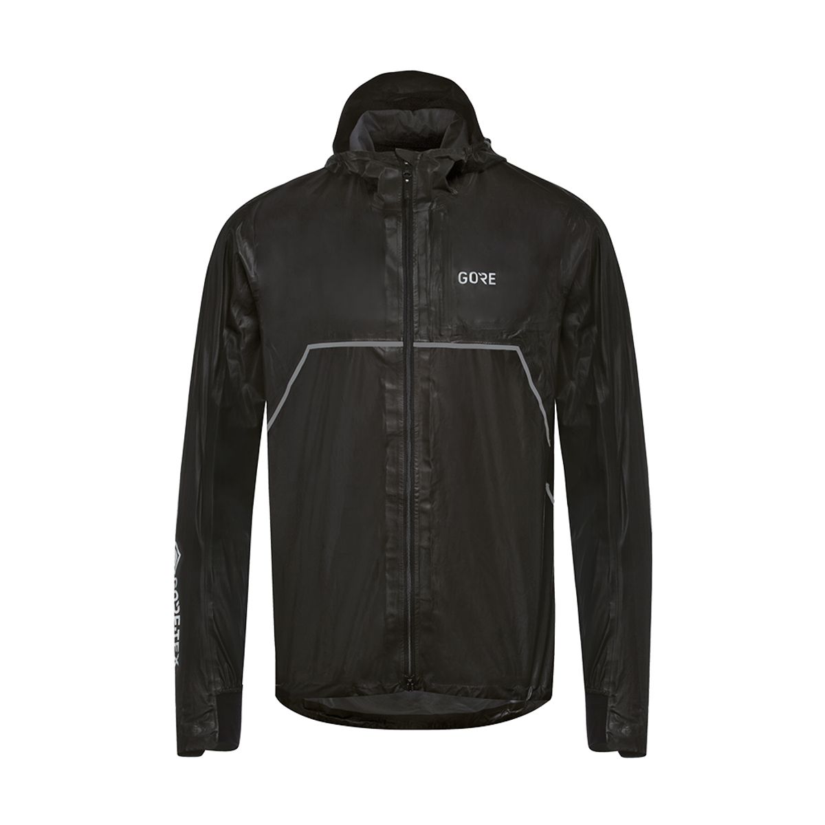 고어웨어(GOREWEAR) Gore-TEX SD 고어텍스 쉐이크드라이 트레일 후드 자켓 - 블랙 (남성용)