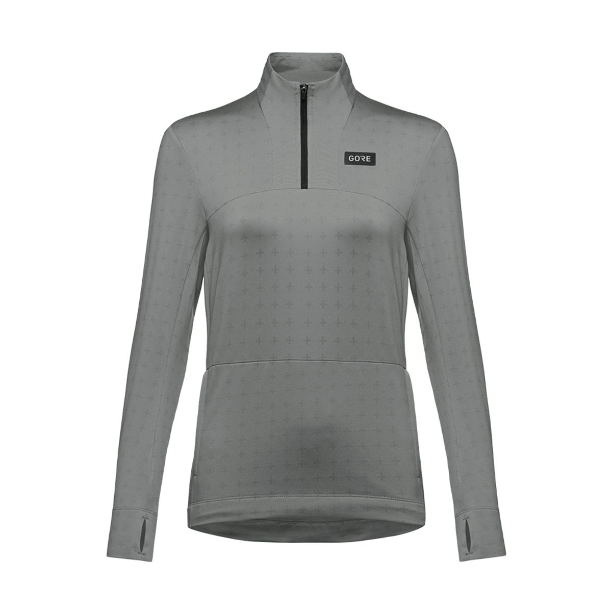 고어웨어(GOREWEAR) 에브리데이 써모 1/4 집업 우먼 - 랩 그레이 (여성용) 터틀넥
