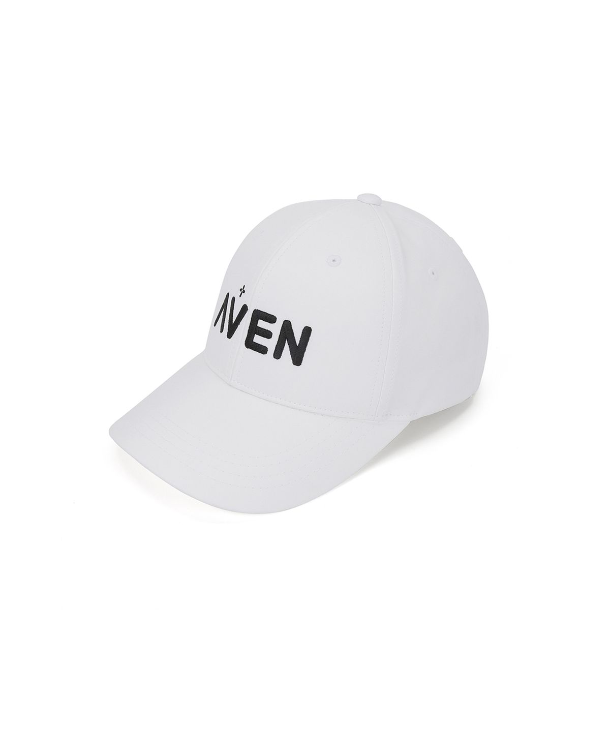 에이븐(AVEN) 볼드레터 로고 자수 볼캡 화이트
