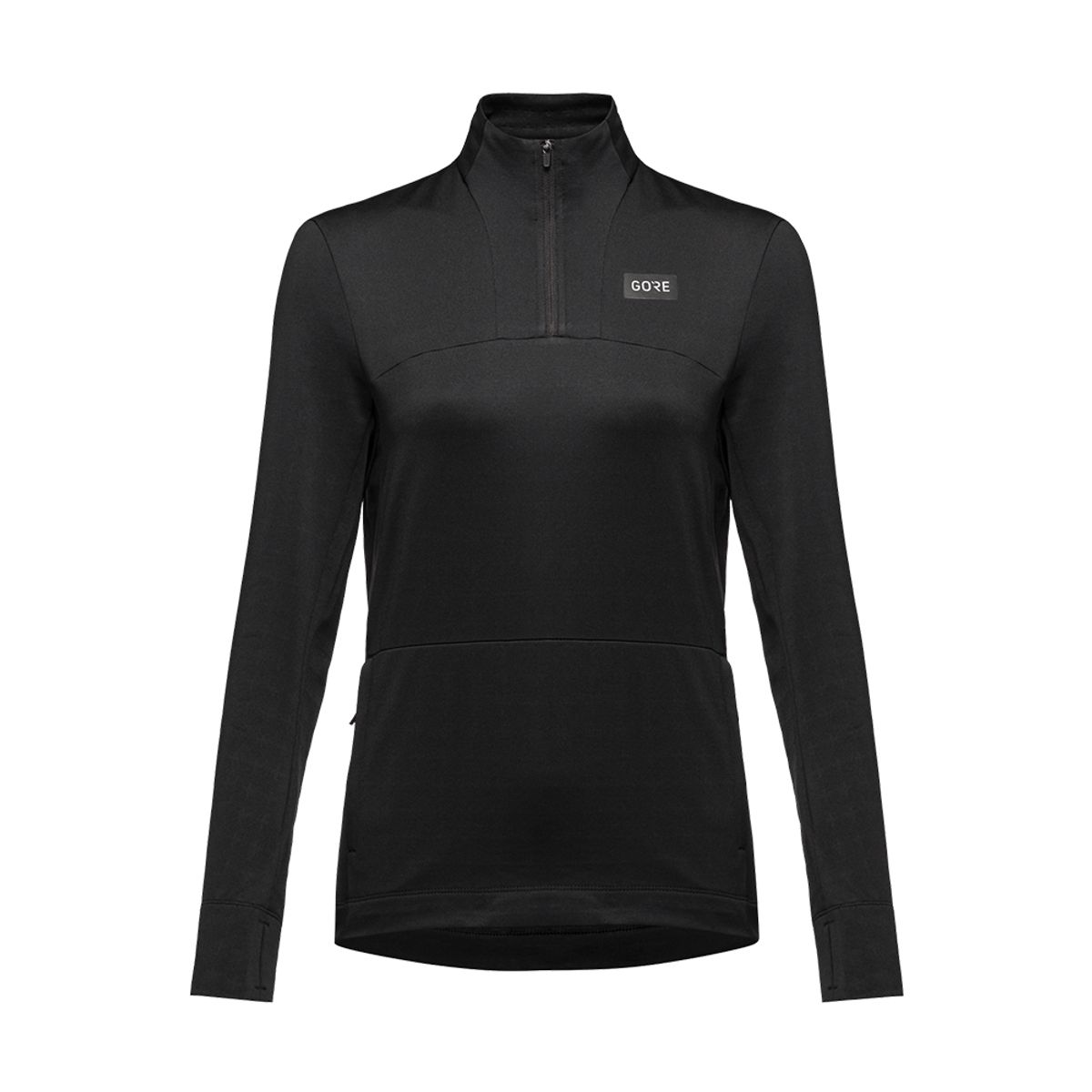 고어웨어(GOREWEAR) 에브리데이 써모 1/4 집업 우먼 - 블랙 (여성용) 터틀넥