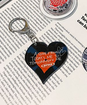 VNTG 레트로 하트 LP 아크릴 키링