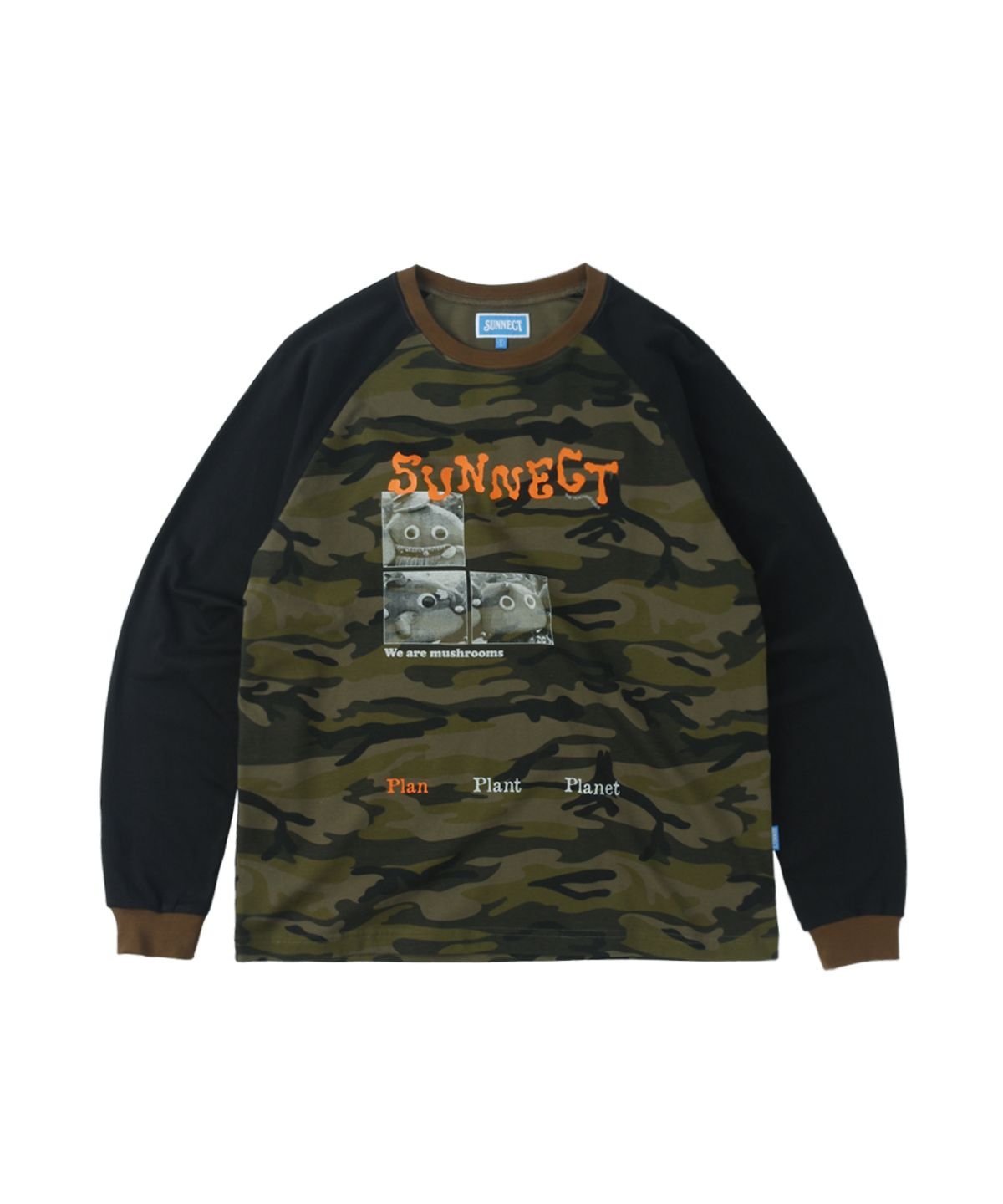 써넥트(SUNNECT) W.A.M. Raglan LS Tee - Camo