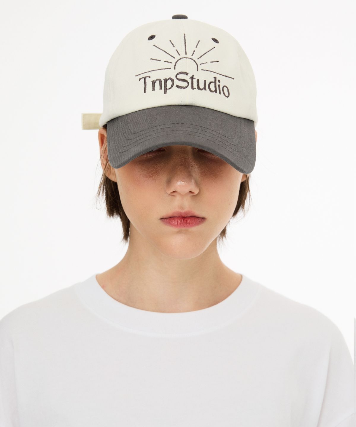 티엔피(TNP) T242AACUZZT55_T SHOT BALL CAP - CHACOAL