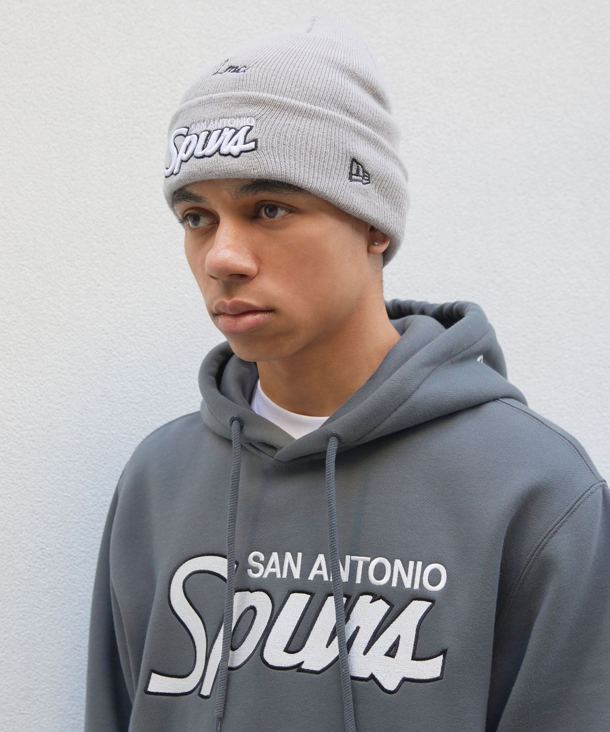 엘엠씨(LMC) LMC X NEWERA TEAM LOGO BEANIE charcoal