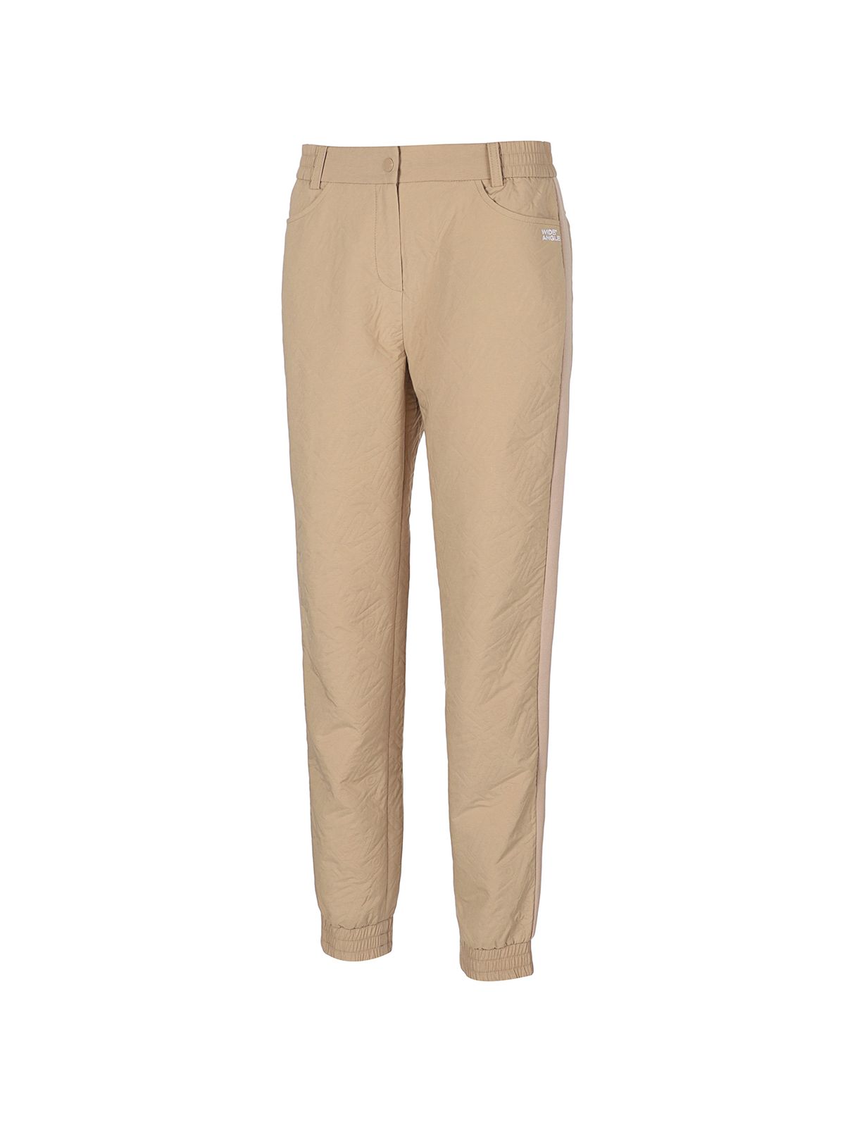와이드앵글(WIDEANGLE) CO 쟈가드 퀼팅 조거 팬츠 L_Beige WWU24374E2