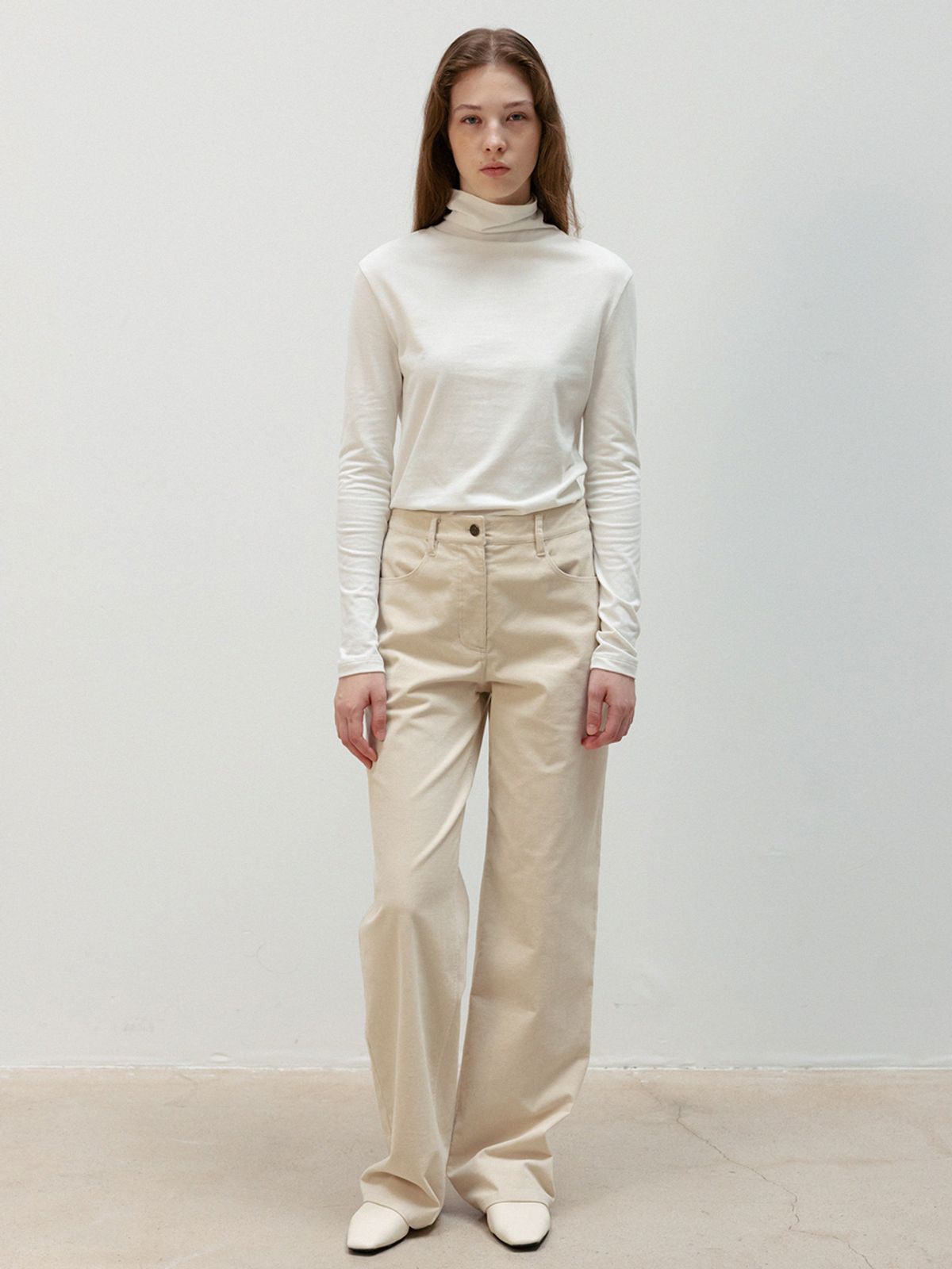 레이스(RRACE) Corduroy Comfort Pants_Cream