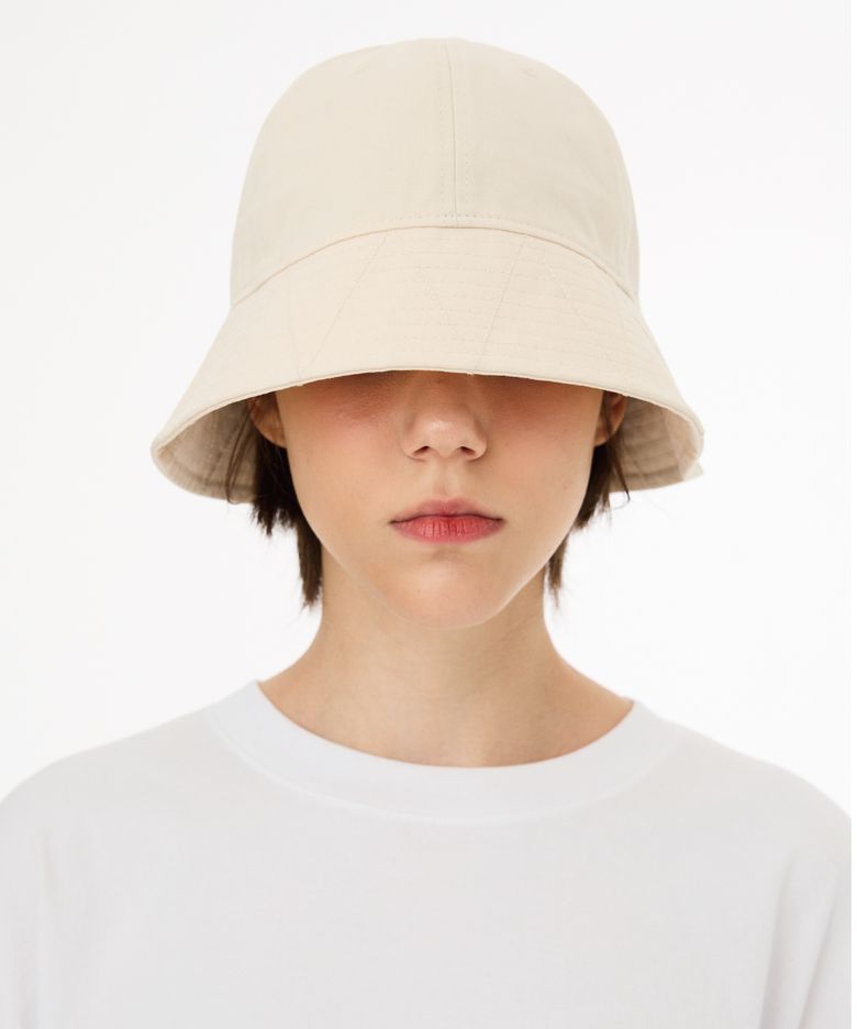 T242AACUZZT61_BACK AND FORTH BUCKET HAT - IVORY