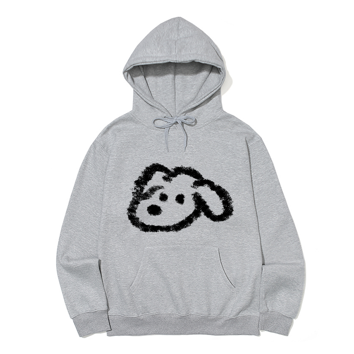 어썸어스(AWESOMEUS) PUPPY FACE DRAWING HOODIE_3 COLOR