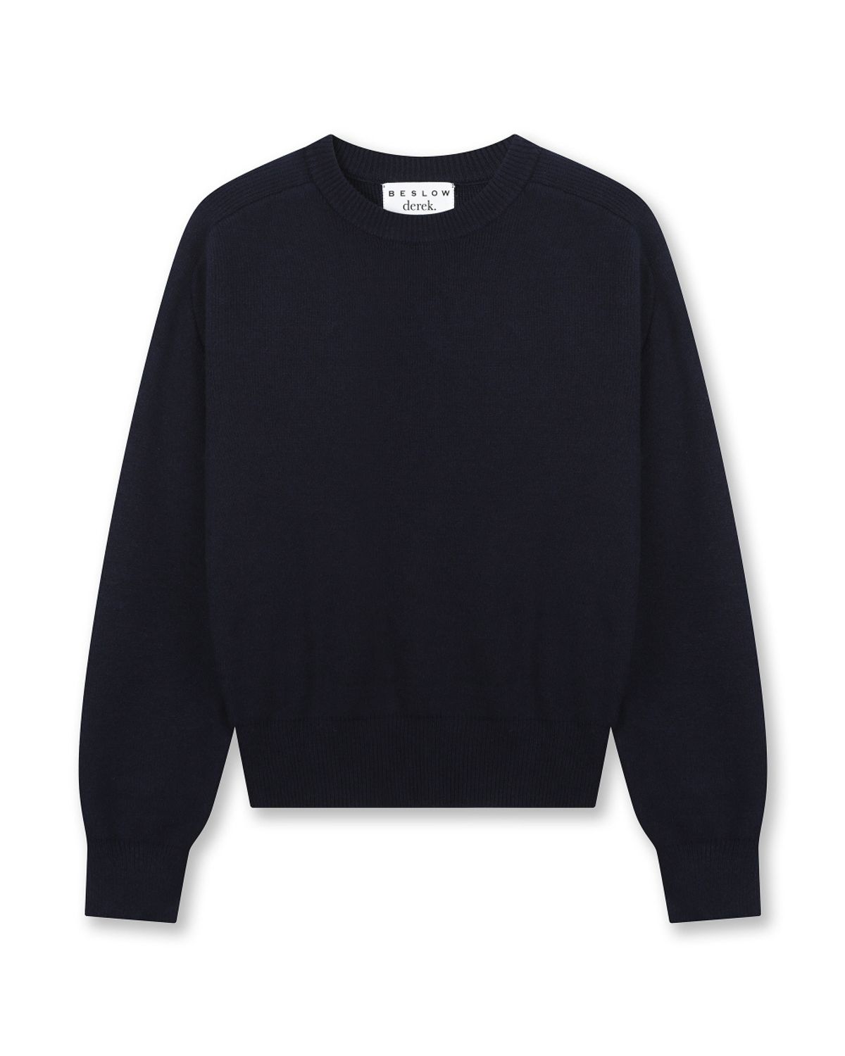 비슬로우(BESLOW) [비슬로우X데릭]OVERSIZED CREW NECK KNIT NAVY