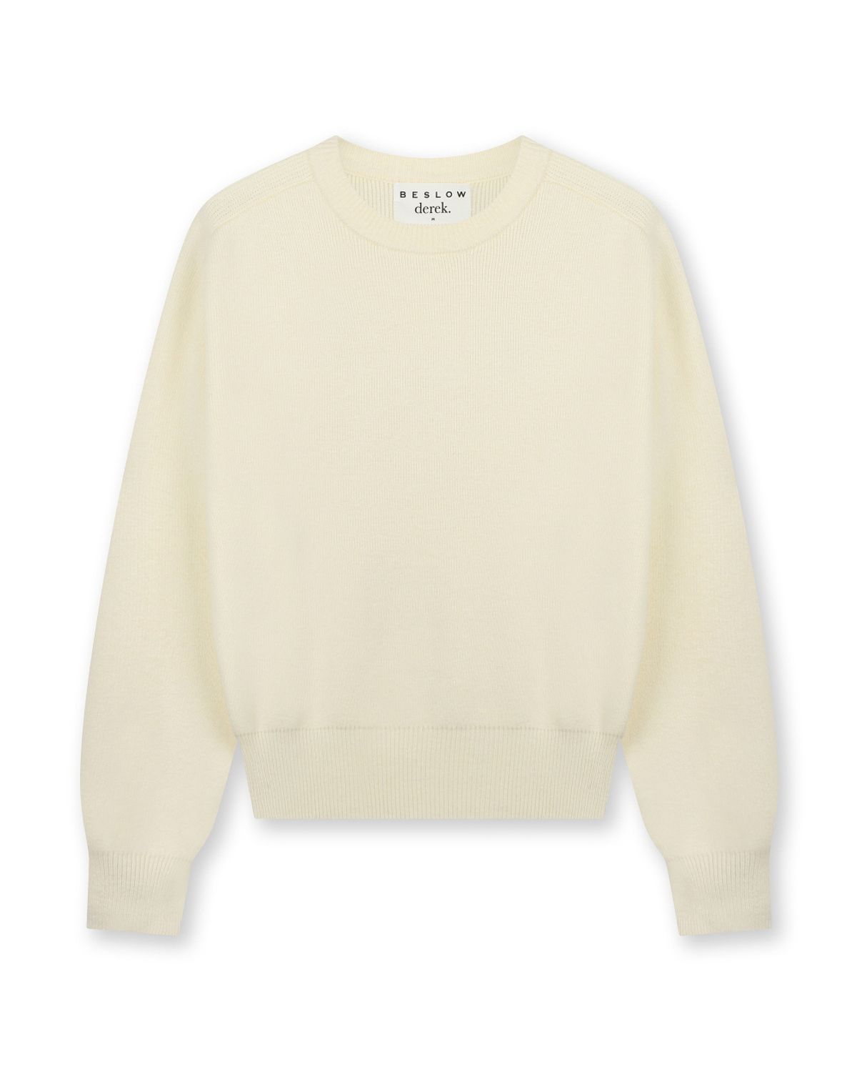 비슬로우(BESLOW) [비슬로우X데릭]OVERSIZED CREW NECK KNIT IVORY