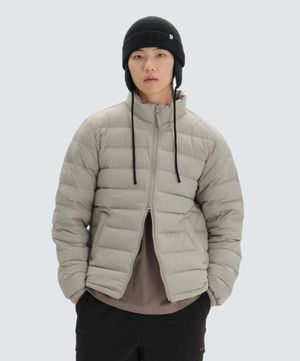 라이트 스탠드넥 경량 구스 다운 자켓 (S24WMTDJ14) Fog Gray