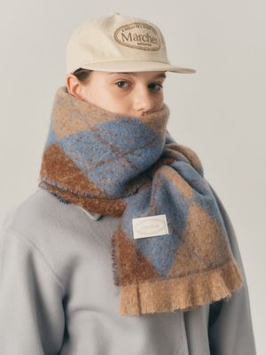 Argyle chunky muffler_4color