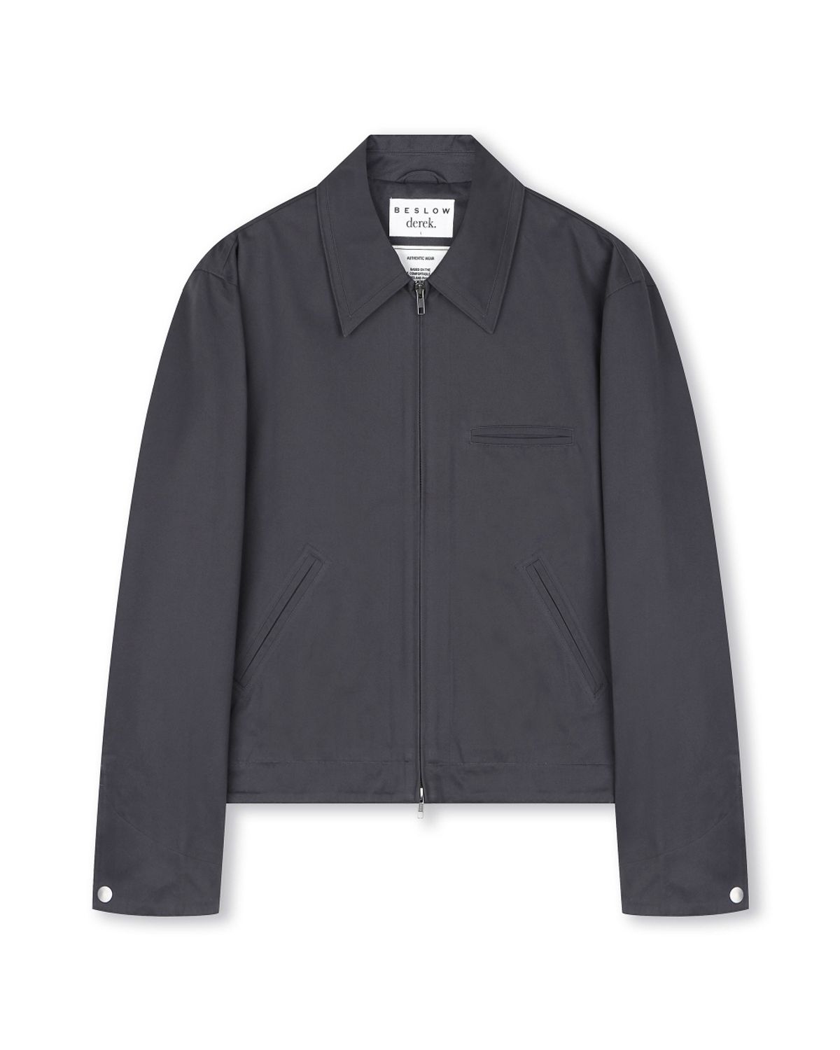 비슬로우(BESLOW) [비슬로우X데릭]COTTON TWILL WORK JACKET CHARCOAL