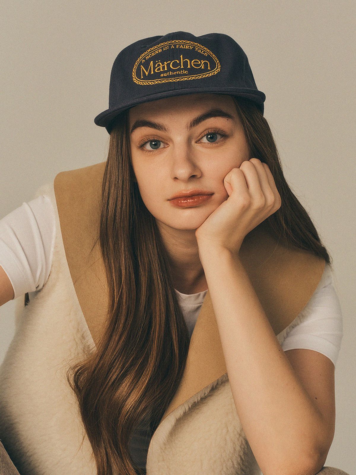 메르헨(MERCHEN) Signature logo ball cap