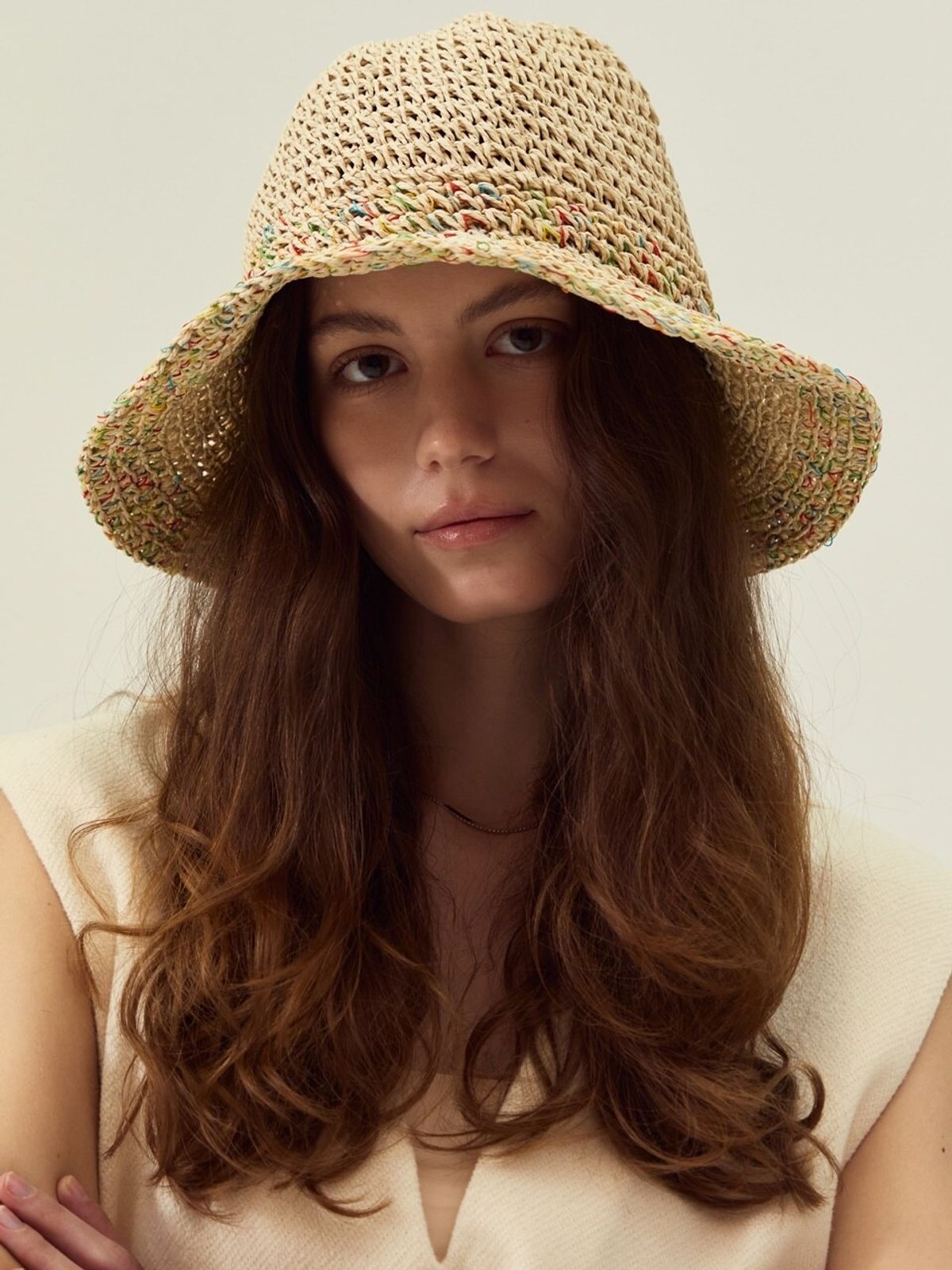 메르헨(MERCHEN) June color bucket hat