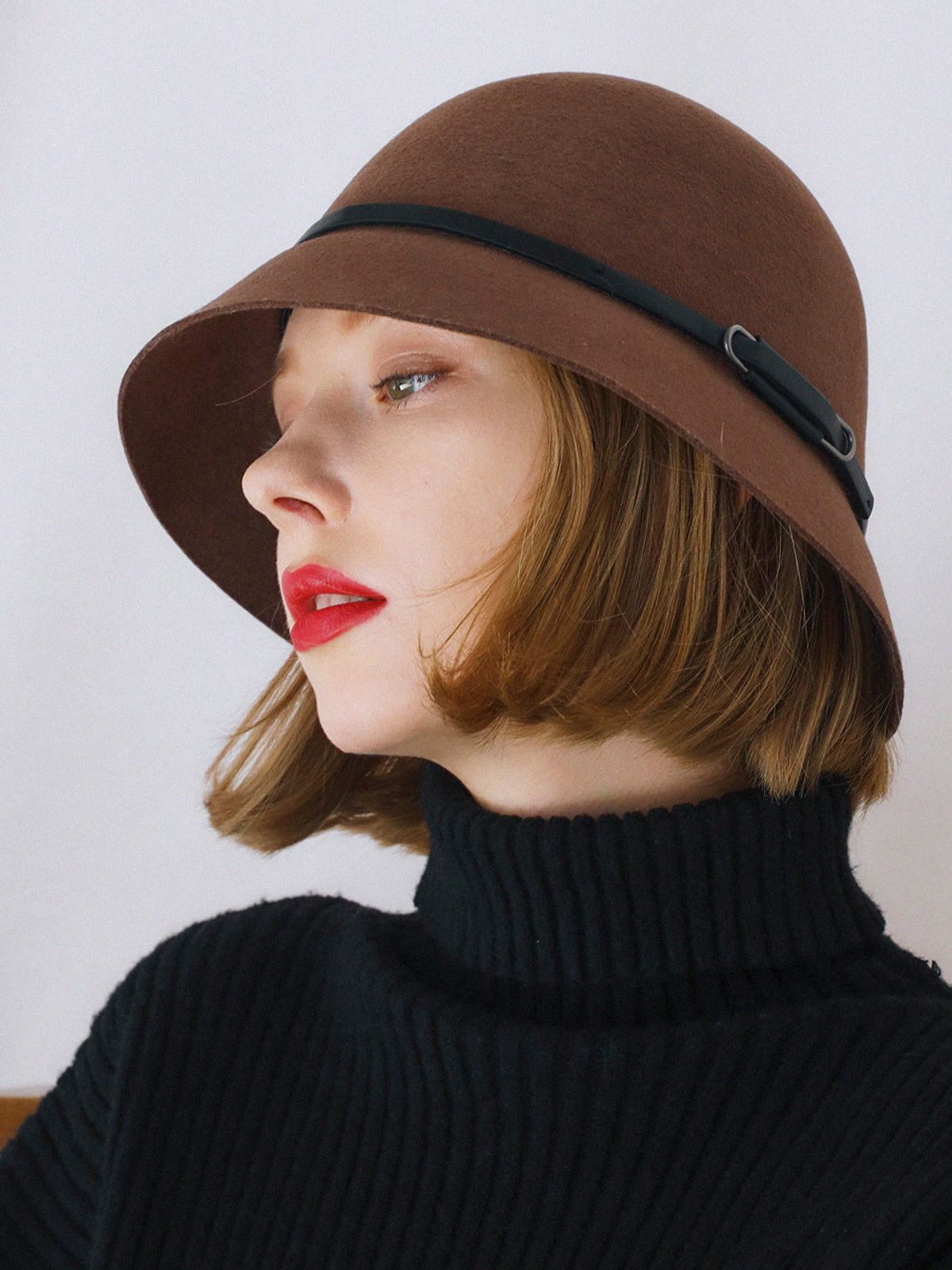 메르헨(MERCHEN) Bole Cloche hat (3color)