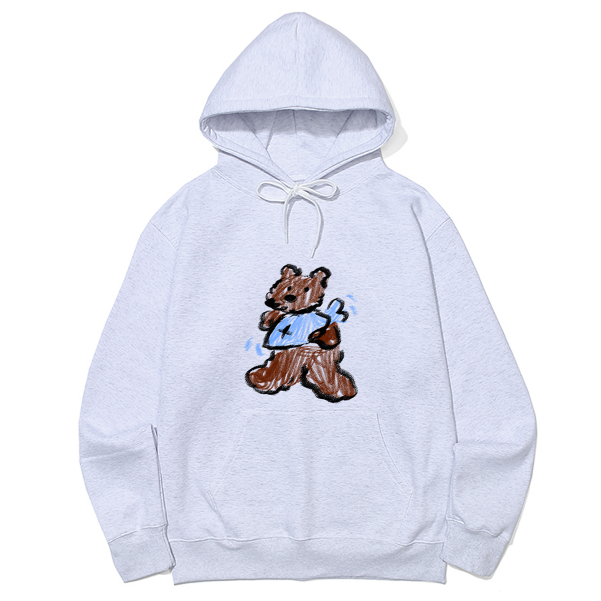 어썸어스(AWESOMEUS) WALKING DRAWING BAER HOODIE_3 COLOR