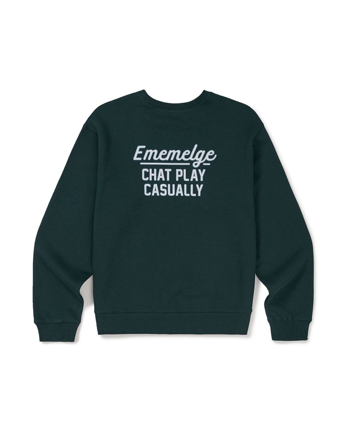 엠엠엘지(MMLG) [Mmlg] SIGN BOARD SWEAT (DEEP GREEN)