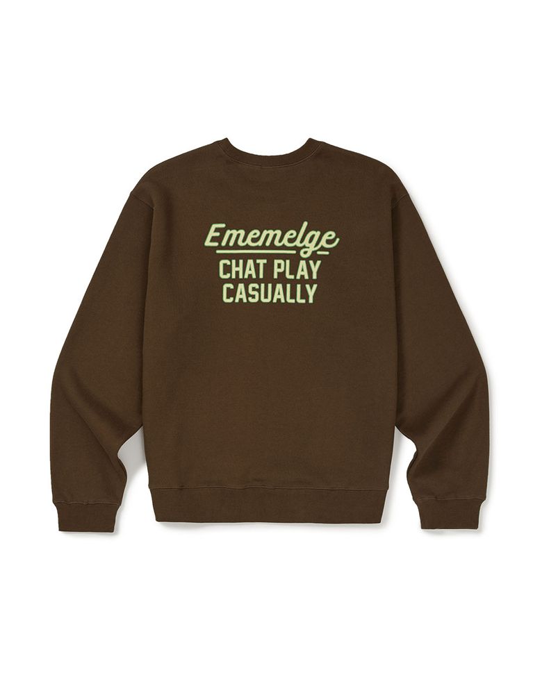 [Mmlg] SIGN BOARD SWEAT (AMBER BROWN)