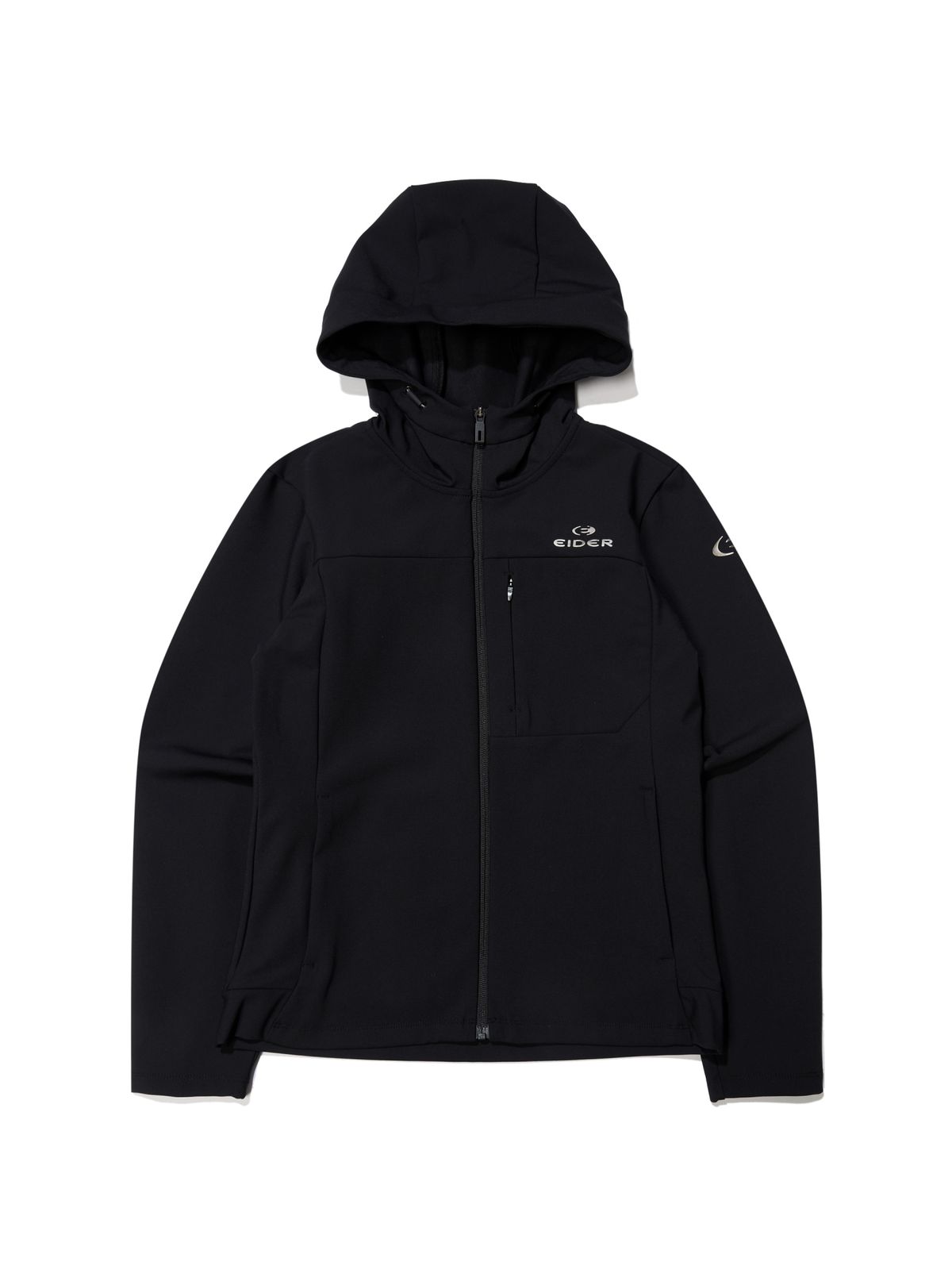 아이더(EIDER) WINDRISING (윈드라이징) 여성 트레이닝 자켓_Black DWU24103Z1
