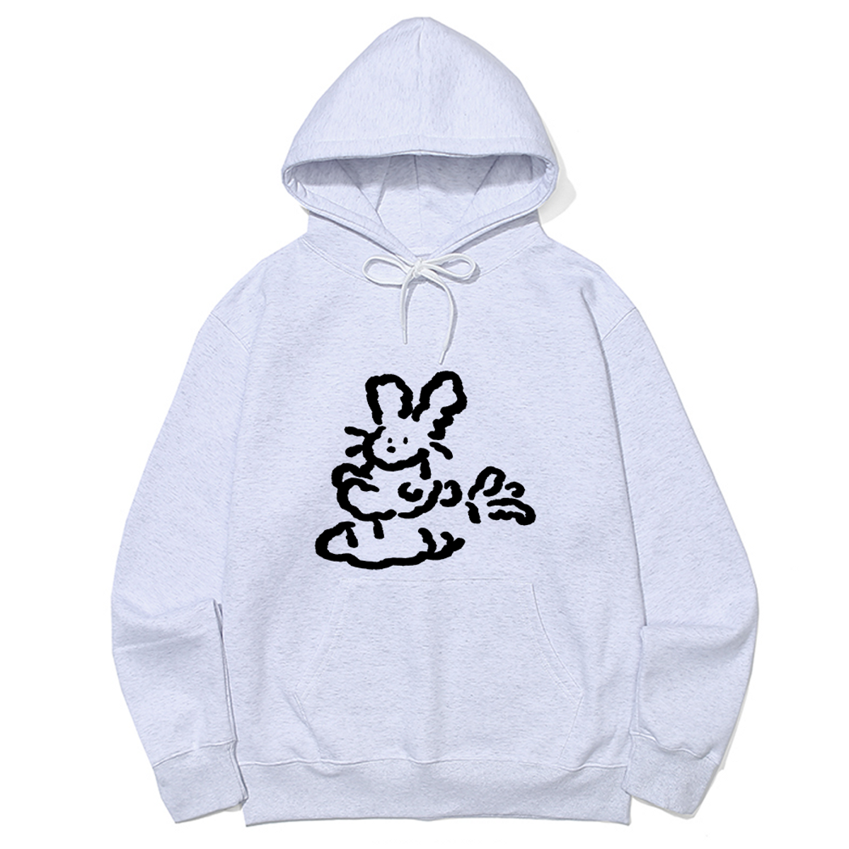 어썸어스(AWESOMEUS) CUTE RABBIT ON THE CARROT HOODIE_3 COLOR
