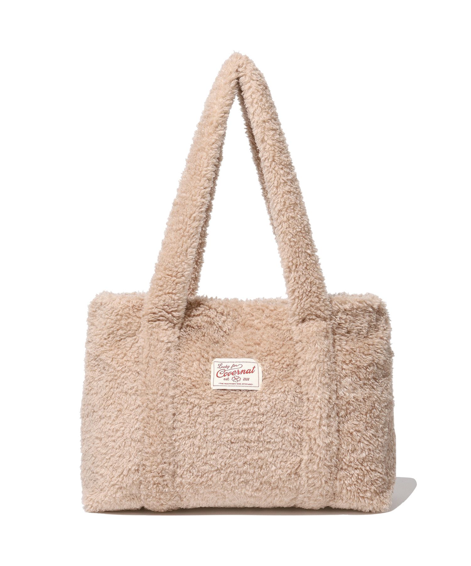 MUSINSA | COVERNAT WOMAN Cloverheart Fluffy Medium Tote Bag