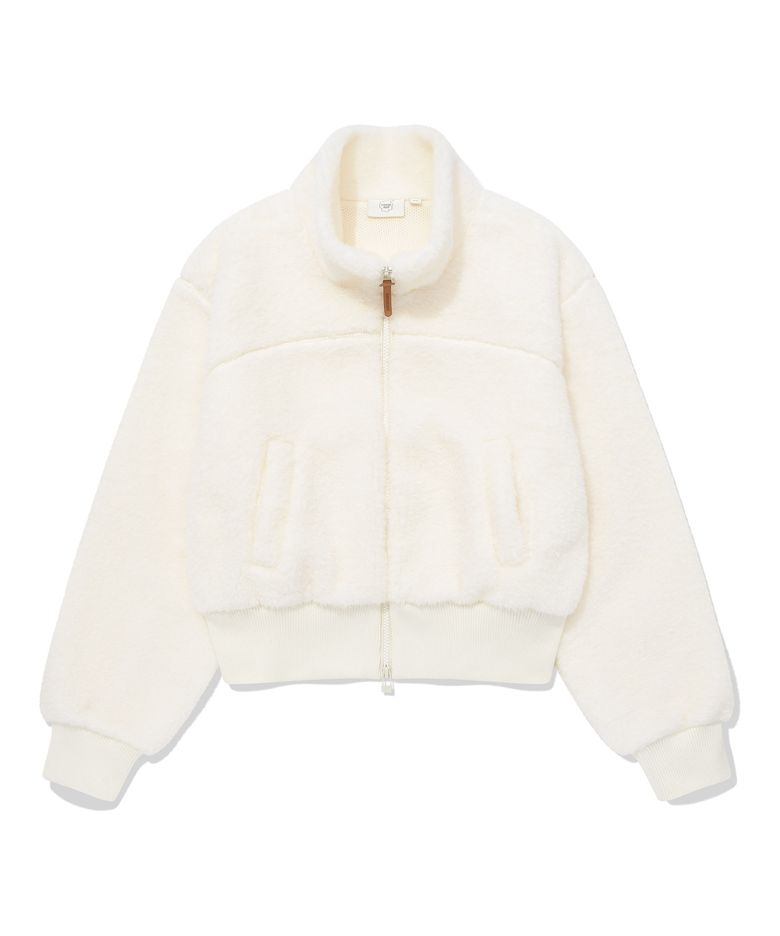 우먼 쉐르파 집업 자켓 Ivory