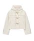 우먼 후드 숏 더플 코트 Ivory