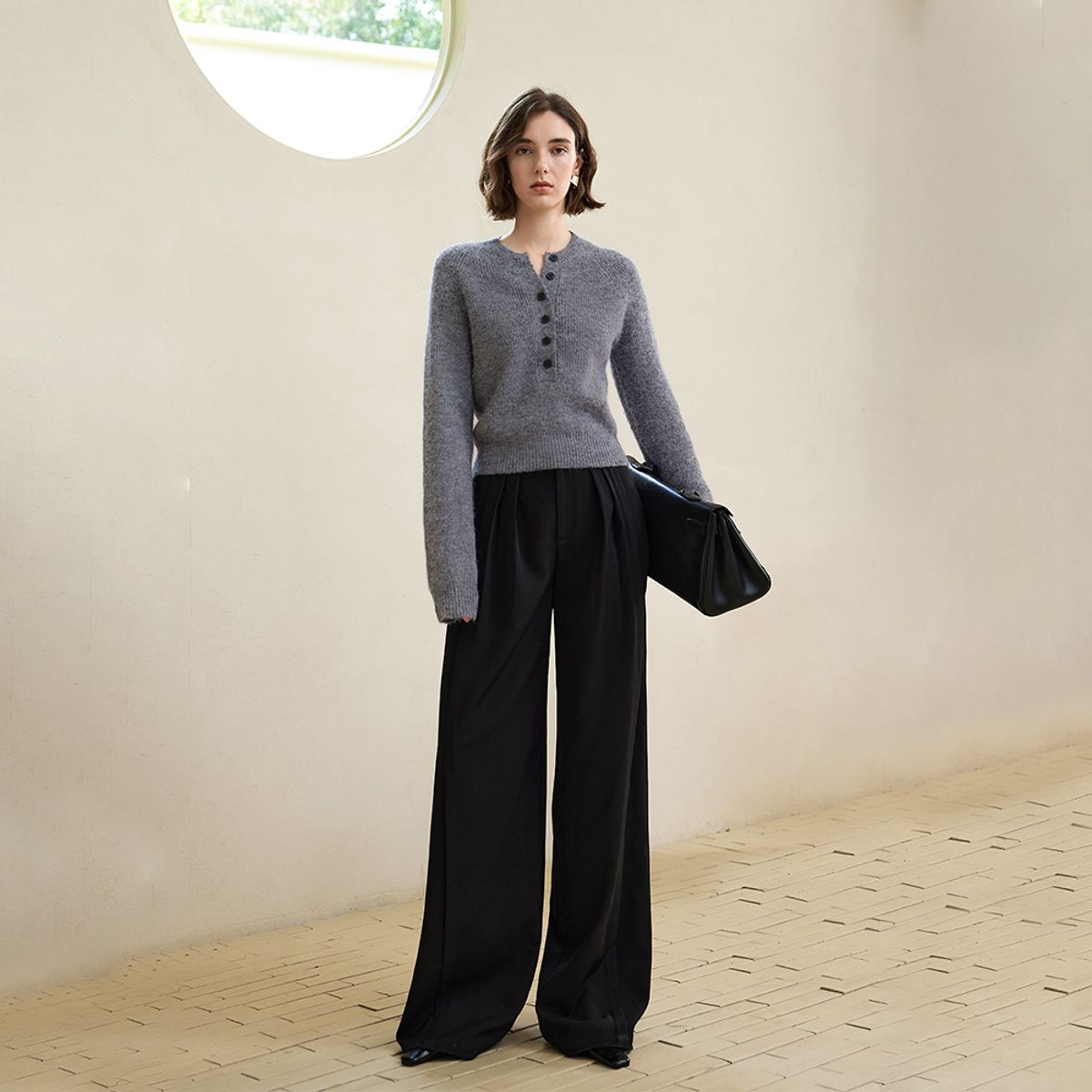 와이와이아이엠(YYIAM) YY_Commuter wide-leg pants_4color