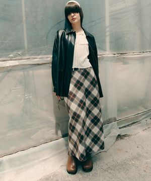 LUCY LEATHER JACKET(BK)