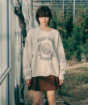 SSEMI LETTERING SWEATSHIRT(OB)