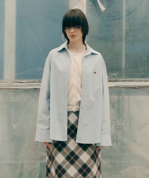 BUTTON POINT SHIRT(BL)