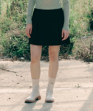 CARGO POCKET MINI SKIRT(BK)