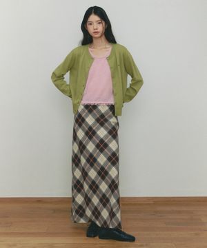 CLASSIC CHECK LONG SKIRT