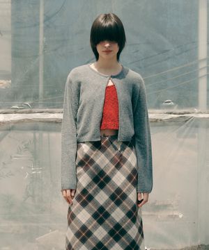 RACCOON BUCKLE CARDIGAN(GR)