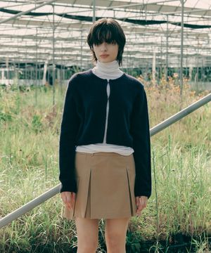 RACCOON BUCKLE CARDIGAN(NV)