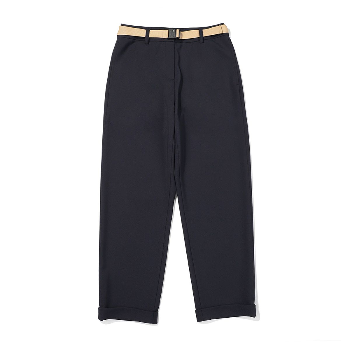 말본 골프(MALBON GOLF) 테이퍼드 핏 벨트 팬츠 DARK NAVY (WOMAN)