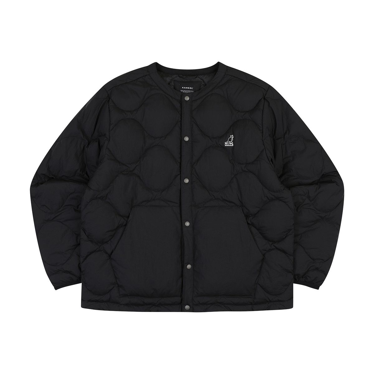 캉골(KANGOL) 다운 가디건 8541 블랙