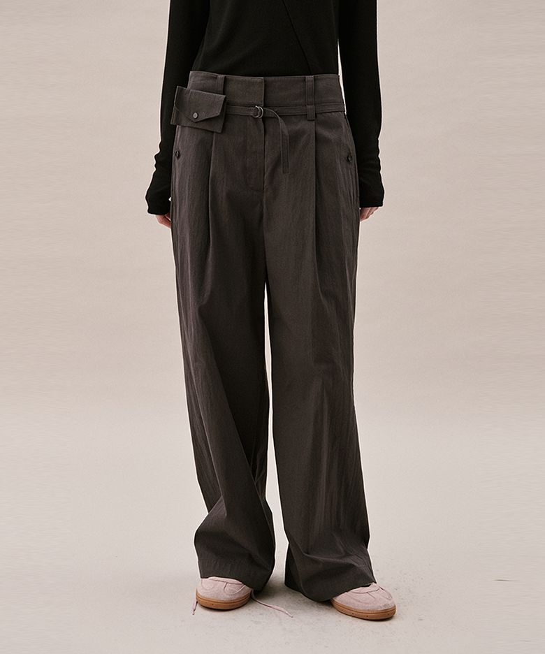 BELT BAG PANTS_CHARCOAL