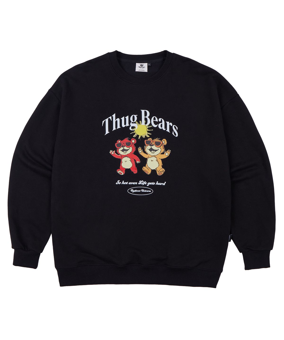 디스펑트(DYSFUNCT) THUG BEARS SWEATSHIRT(BLACK)