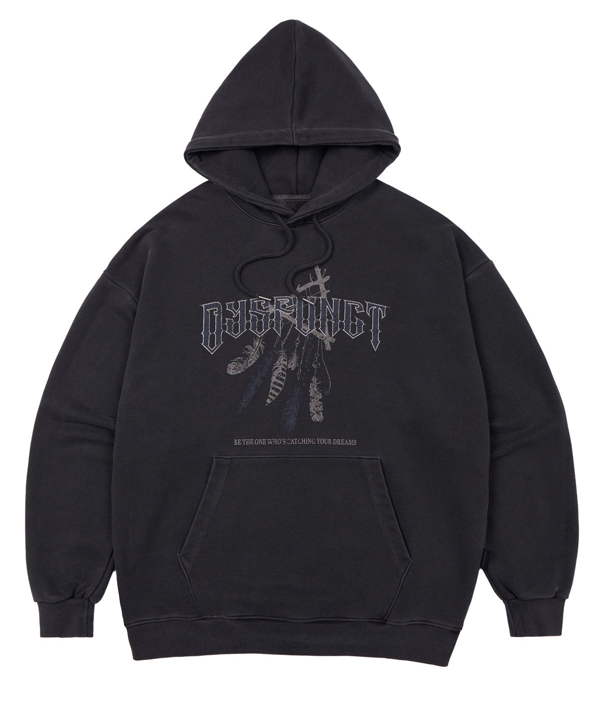 디스펑트(DYSFUNCT) DREAM CATCHER PIGMENT HOODIE(CHARCOAL)