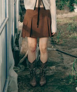 CARGO POCKET MINI SKIRT(BR)