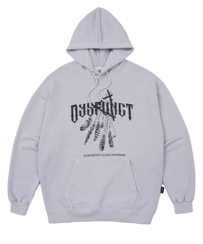 DREAM CATCHER PIGMENT HOODIE(BLUE GRAY)