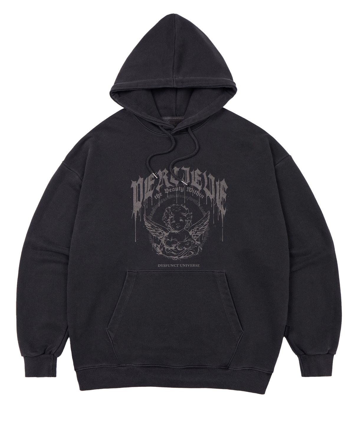 디스펑트(DYSFUNCT) ANGELIC PIGMENT HOODIE(CHARCOAL)