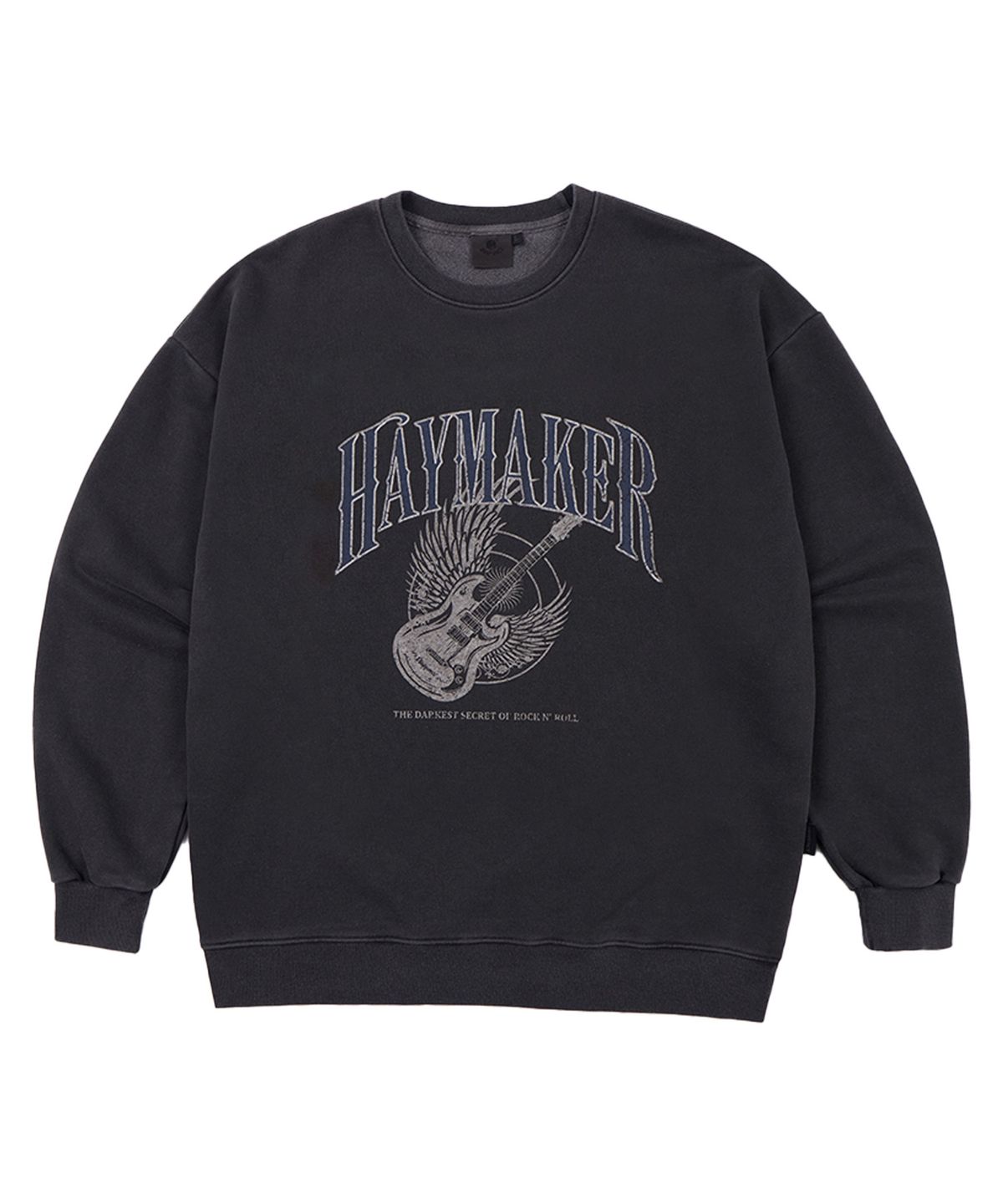 디스펑트(DYSFUNCT) HAYMAKER PIGMENT SWEATSHIRT(CHARCOAL)