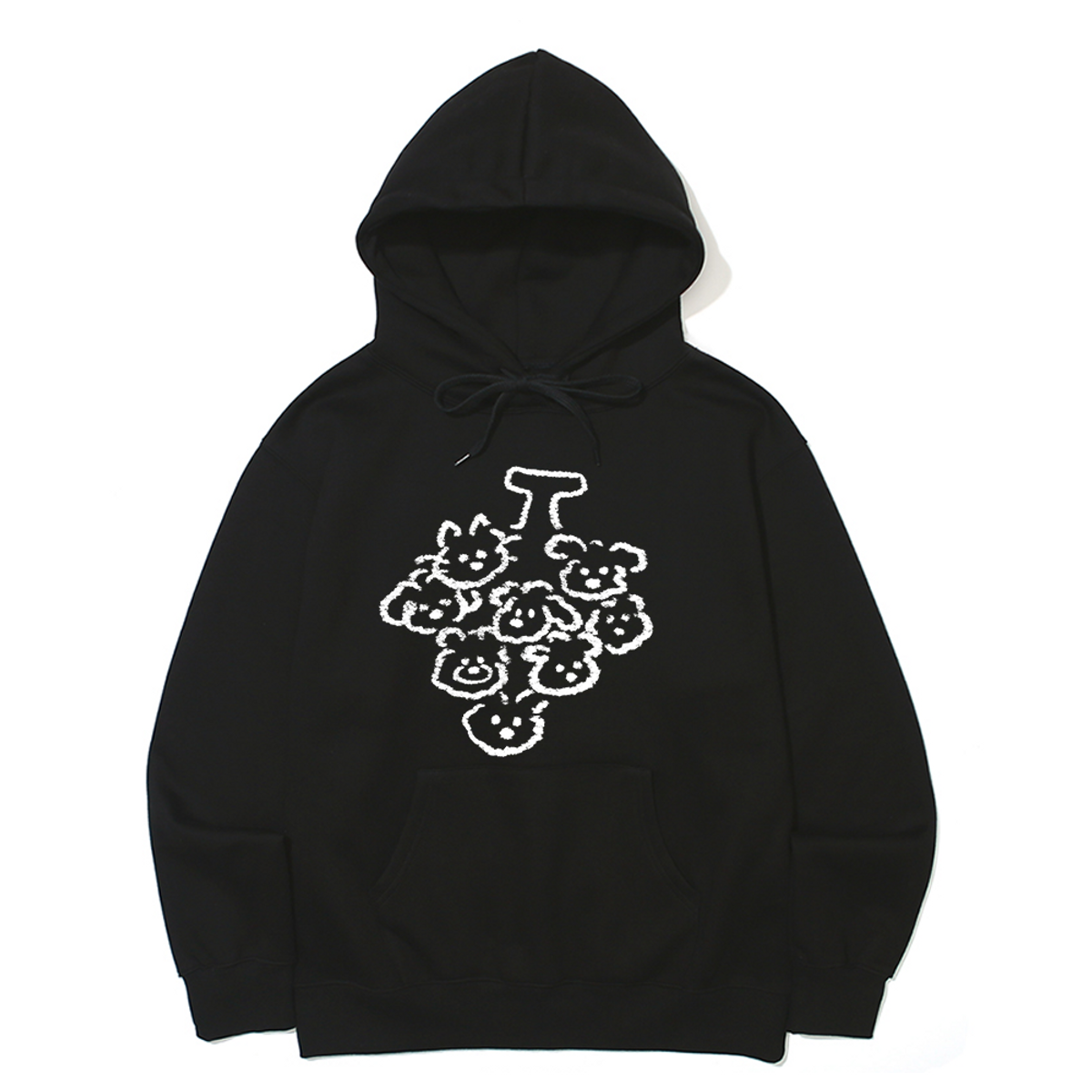 어썸어스(AWESOMEUS) DOG FACE GRAPE HOODIE_3 COLOR