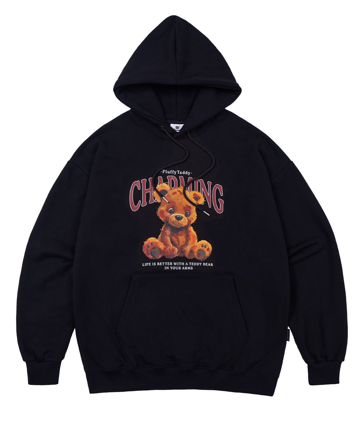 디스펑트(DYSFUNCT) FLUFFY TEDDY HOODIE(BLACK)